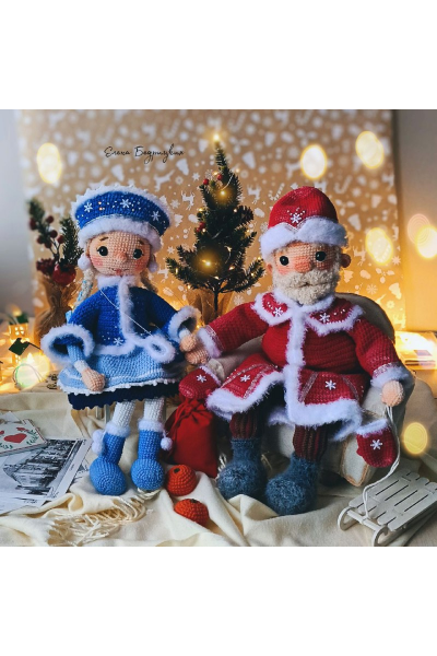 Дед мороз и снегурочка. Елена Бедрицких, Добрая игрушка