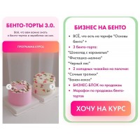 Бенто-торты 3.0. Тариф Бизнес на бенто. Алина Вельвет, Alina Velvet