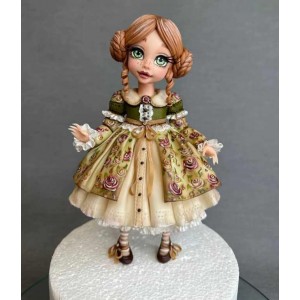 Кукла в винтажном стиле. Диля Кабилова Kabilova school Кукла в винтажном стиле. Диля Кабилова Kabilova school