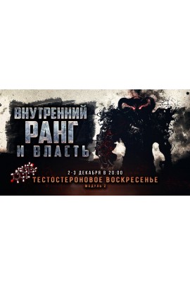 Тестостероновое воскресенье. Модуль 2. Михаил Рысак