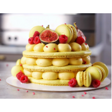 Торт макарон Манго-нутелла. Александра Шинкаренко ex_pastry_cook