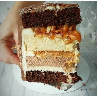 Торт «Идеальный Snickers». buenocake Кондитерка