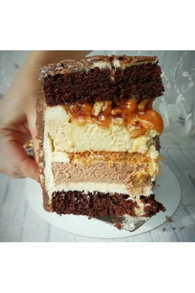 Торт «Идеальный Snickers». buenocake Кондитерка