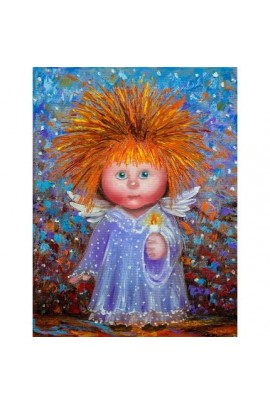 Рыжий Ангелочек. Картина-оберег. Татьяна Зубова ZartSchool