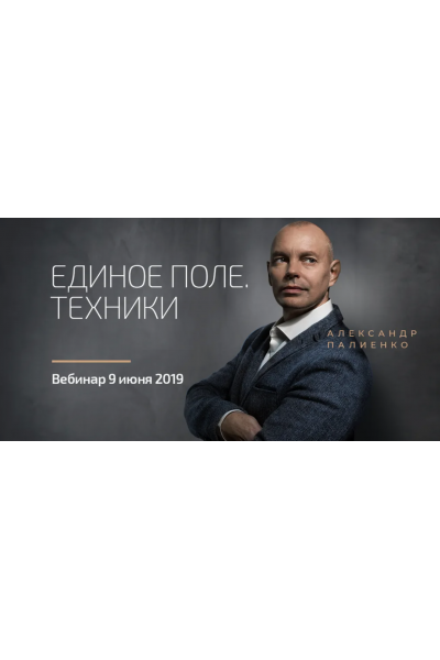 Единое поле. Техники. Александр Палиенко