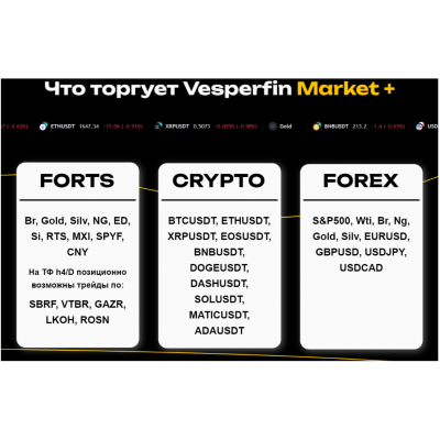 Vesperfin Market Плюс. Февраль 2024. Арина Веспер Vesperfin