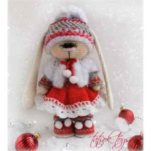 Зайка Бусинка Рождественская. Татьяна Соколова