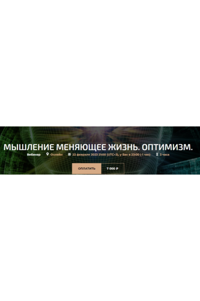 Мышление меняющее жизнь. Оптимизм. Александр Палиенко, Николь Кустовская