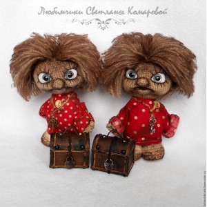 Мастер-класс Кузя. Вязание. Светлана Комарова Игрушка Мастер-класс Кузя. Вязание. Светлана Комарова Игрушка