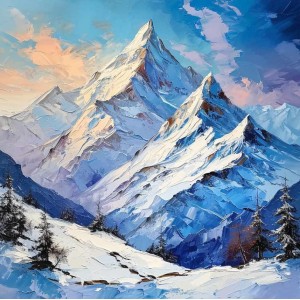 Заснеженные вершины. Татьяна Зубова ZartSchool