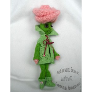 Мастер-класс Роза-спицы. Светлана Комарова Мастер-класс Роза-спицы. Светлана Комарова