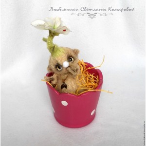 Мастер-класс Нафанька цветочный тролль. Вязание. Светлана Комарова Игрушка