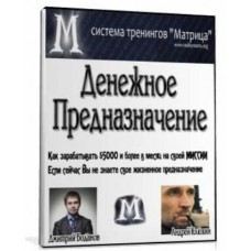 Денежное предназначение. Дмитрий Богданов, Андрей Клюхин Матрица