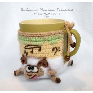 Чехол на кружку Барашек Бум-Бараш. Светлана Комарова Чехол на кружку Барашек Бум-Бараш. Светлана Комарова