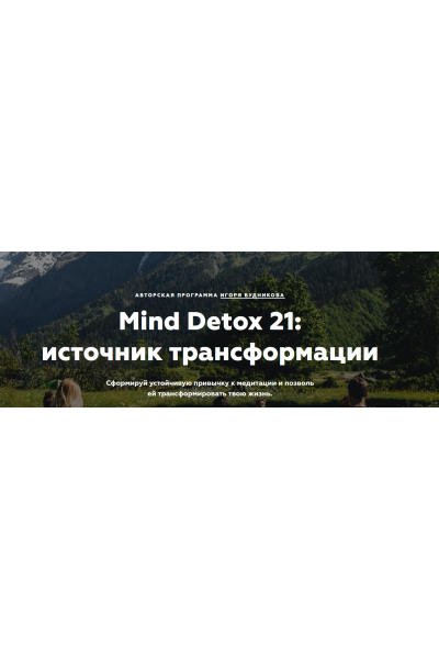 Mind Detox 21: источник трансформации. Игорь Будников