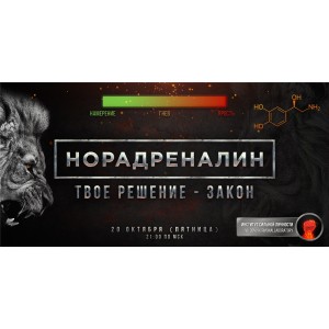 Норадреналин. Твоё решение - закон. Михаил Рысак Норадреналин. Твоё решение - закон. Михаил Рысак