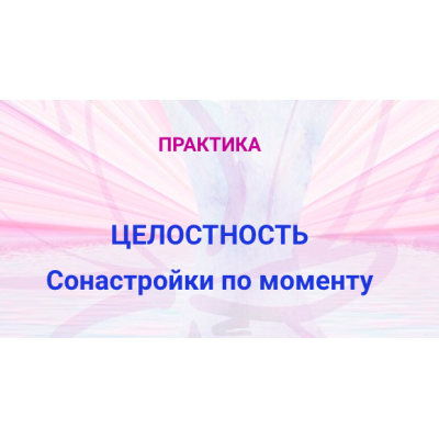 Практика Целостность сонастройки моменту. Эмилия Франк