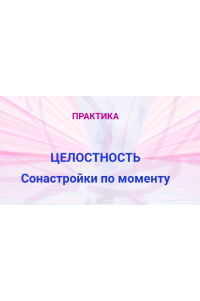 Практика Целостность сонастройки моменту. Эмилия Франк