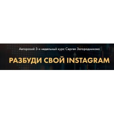 Разбуди свой instagram. Тариф Стандарт. Сергей Загородников