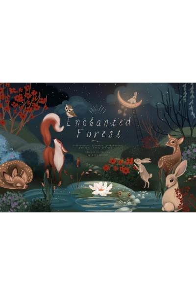 Enchanted Forest. Анна Бабич Creativemarket