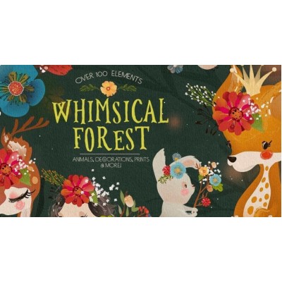 Whimsical Forest. Анна Бабич Creativemarket