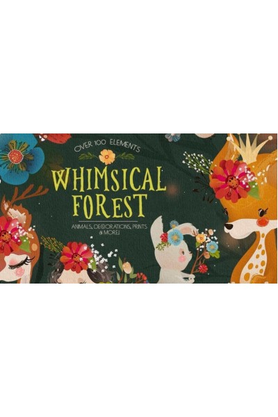 Whimsical Forest. Анна Бабич Creativemarket