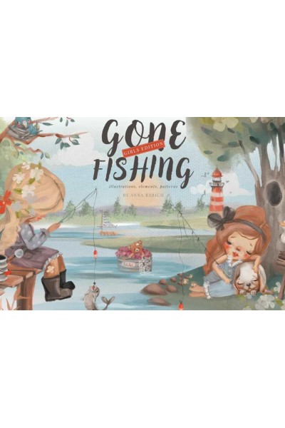 Gone Fishing Girls Edition. Анна Бабич Creativemarket