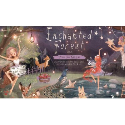 Enchanted Forest Vol.2. Анна Бабич Creativemarket