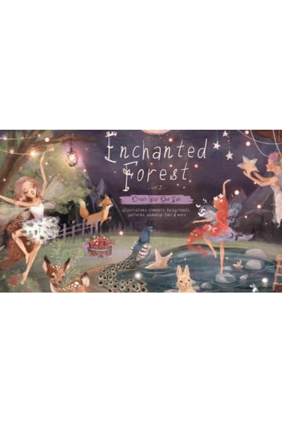 Enchanted Forest Vol.2. Анна Бабич Creativemarket