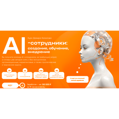 AI-сотрудники: создание, обучение, внедрение. Тариф Premium. Дамир Халилов