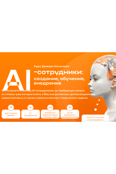 AI-сотрудники: создание, обучение, внедрение. Тариф Standart. Дамир Халилов