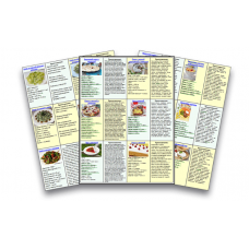 Полный набор карточек с рецептами для составления меню, 1030 шт.. Дарья Черненко