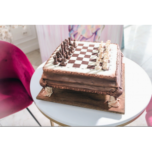 3D торт Шахматная доска. Юлианна Сухотерина