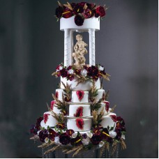 Свадебный шоу торт Фонтан с ангелом. Юлианна Сухотерина