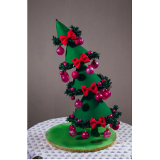 3D торт Падающая Елка. Юлианна Сухотерина