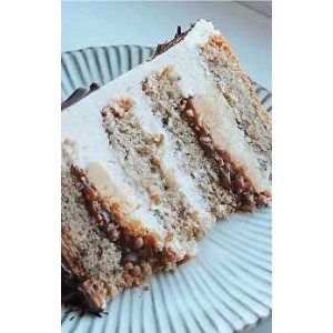 Торт "Банан-Карамель" (торт без яиц). Ольга Куликова Торт "Банан-Карамель" (торт без яиц). Ольга Куликова