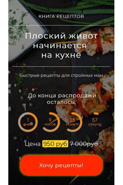 Плоский живот начинается на кухне