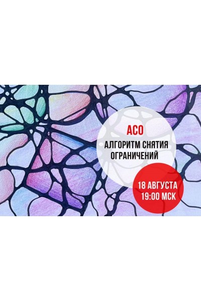 АСО-2022. Алгоритм снятия ограничений. Анна Соколова