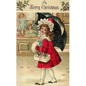 Мастер-класс «Ватные ретро малыши - Рождественская история». Татьяна Броницкая