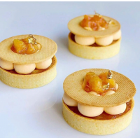 Рецепт тарта Апельсиновый взрыв. Александра Овешкова Cake Pro