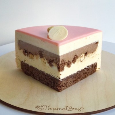 Видео урок и техкарта Муссовый Торт Диабелла. Александра Овешкова Cake Pro