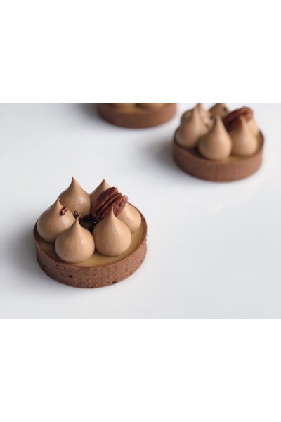 Видео урок и техкарта "Кофейный тарт". Александра Овешкова Cake Pro