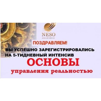 Интенсив "Основы управления реальностью" и транскрибация. Елена Донская Neso Akademie