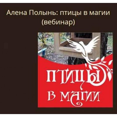 Птицы в магии. Алена Полынь