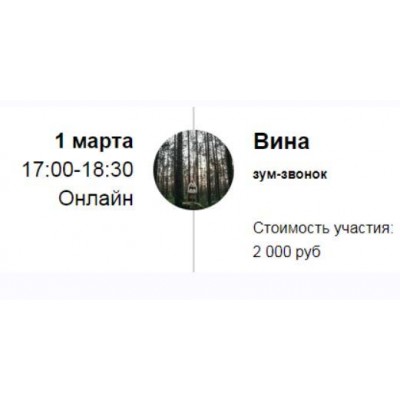 Зум-звонок «Вина». Марина Кульпина