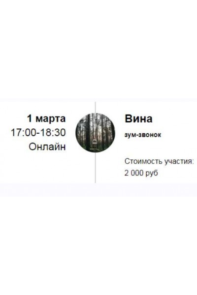Зум-звонок «Вина». Марина Кульпина