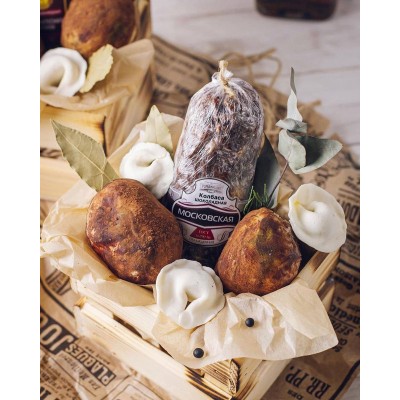 Картофель + Пельмешки из пластичного шоколада + Шоколадная колбаса. Екатерина Завирюха