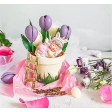 Десерт "Горшочки с крокусами". Екатерина Завирюха