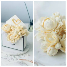 Гибкие шоколадные цветы. Екатерина Завирюха