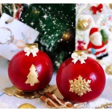 Муссовый десерт "Новогодние шары". Екатерина Завирюха